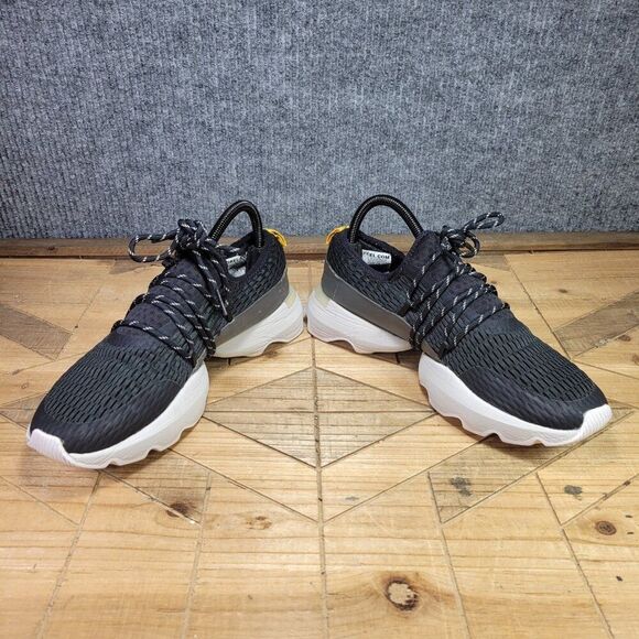 Sorel Kinetic Impact Women's 9.5 NL4694-010‎ Black White Running Shoes Sneakers - Picture 6 of 12